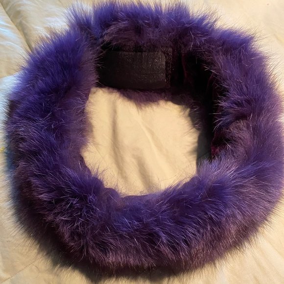 Purple Fox Headband with velcro closure - Picture 1 of 1
